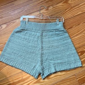 NWT mint knit shorts